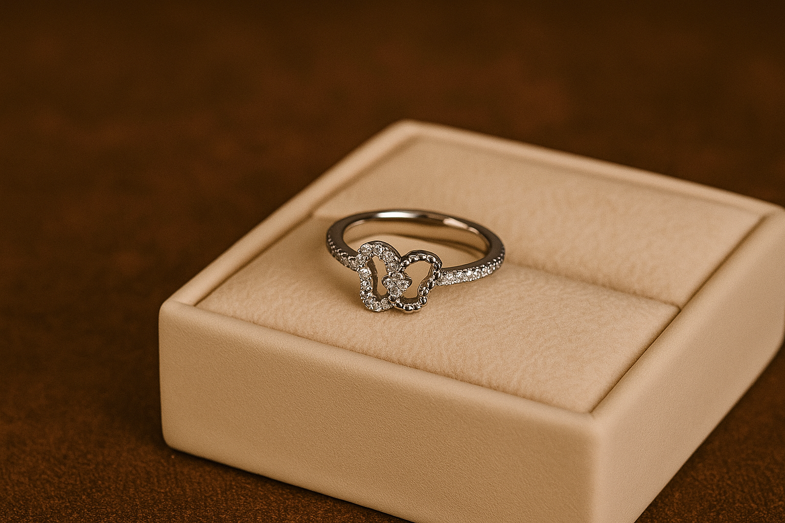 Elegant Solitaire Ring in 925 Silver – perfect statement jewelry for party looks, evening outfits, and special occasions.