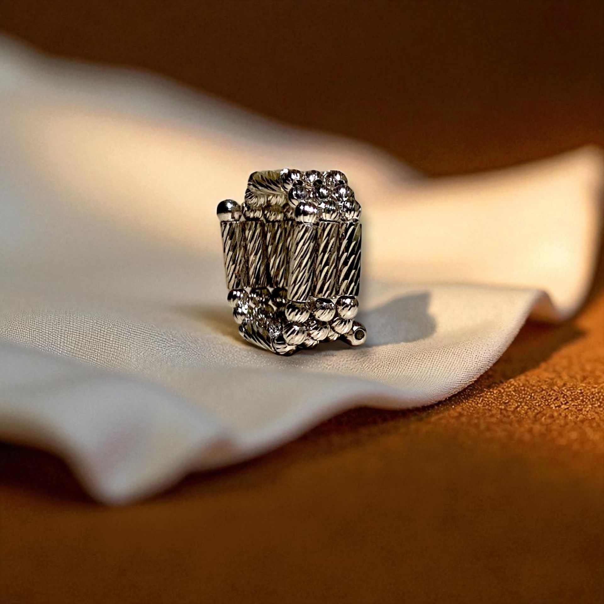 925 Silver Magnetic Woman Ring & Bracelet