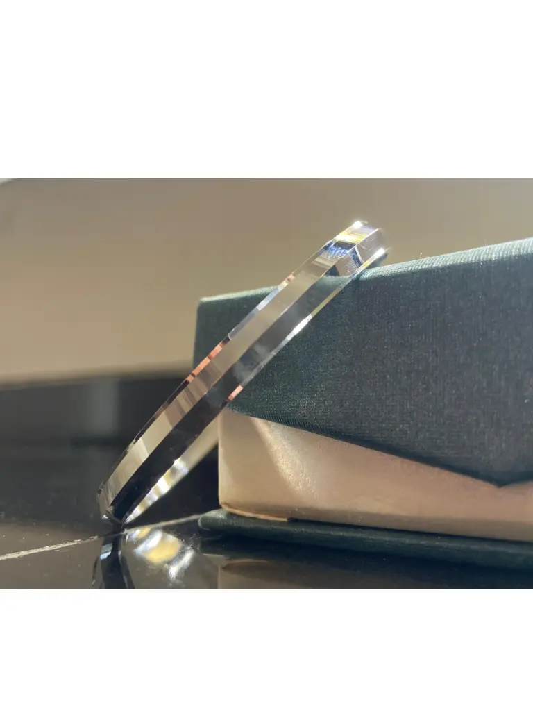 Plain V Shape Solid Kada for Men