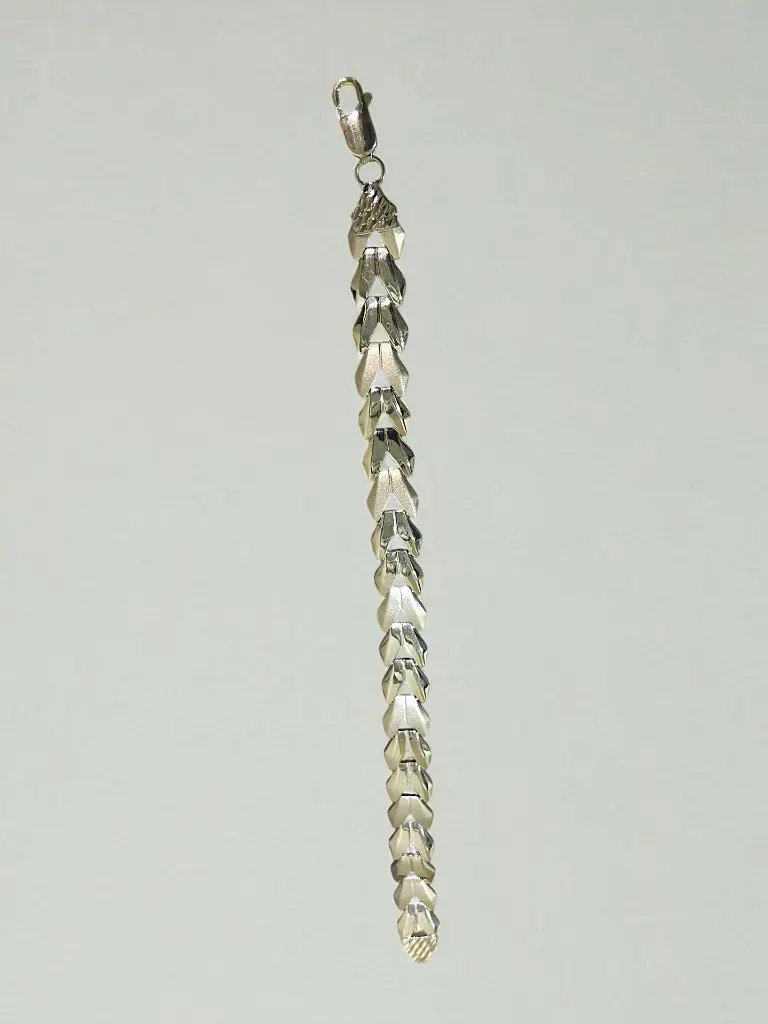 Men's Stylish 925 Silver Cuban Link Bracelet – Hollow, Premium Design