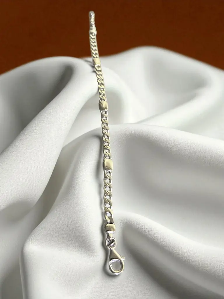 Everyday Styling Men’s 925 Silver Italy Cuban Bracelet
