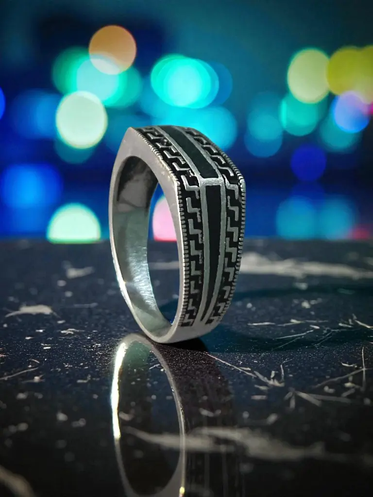 Silver Turkey Oxidized Ring Men 1-Photoroom.webp