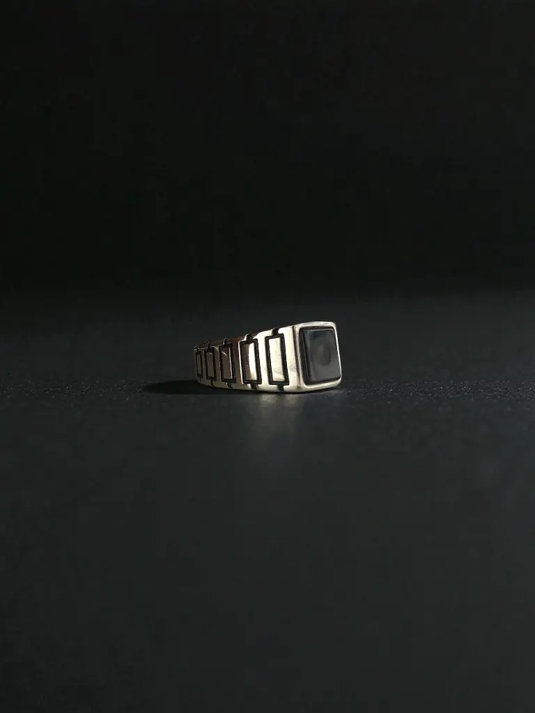 Silver Turkey Oxidized Men's Ring 2-Photoroom.webp