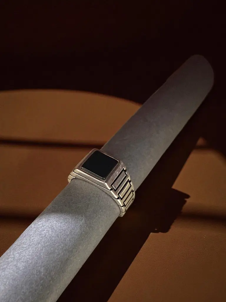 Silver Turkey Oxidized Men's Ring 1-Photoroom.webp