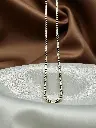 Imported Silver Oxidized Chain for Men – Round Box Design