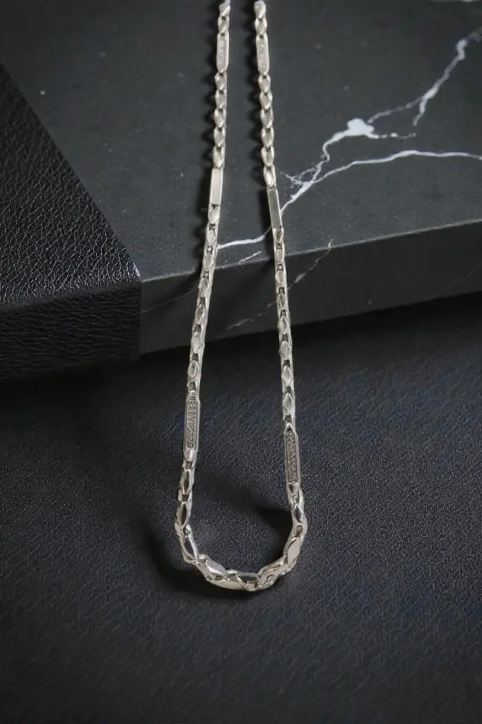 925 Silver Diamond Chain Men's | Luxury Choco Chain Design