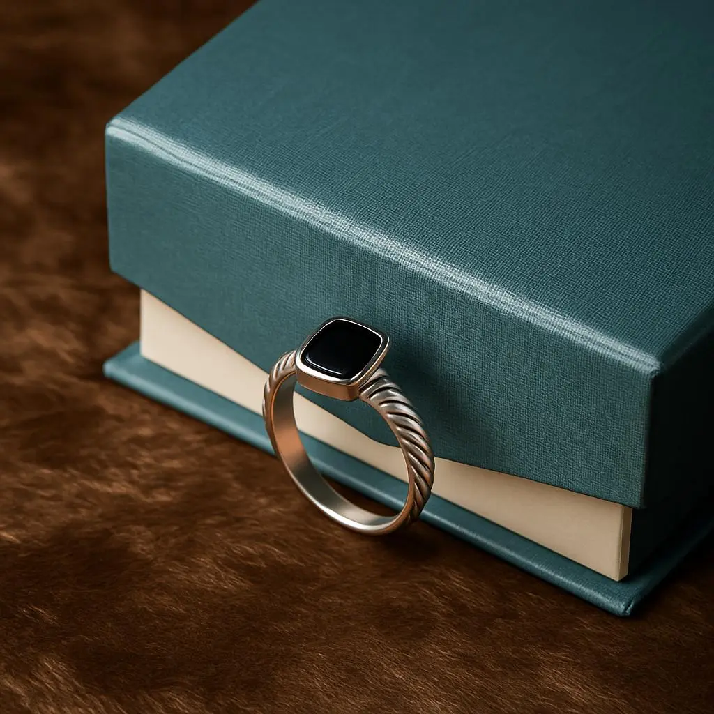 925 silver Black Stone Ring.webp