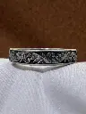 Silver Oxidised C Kada Men.webp