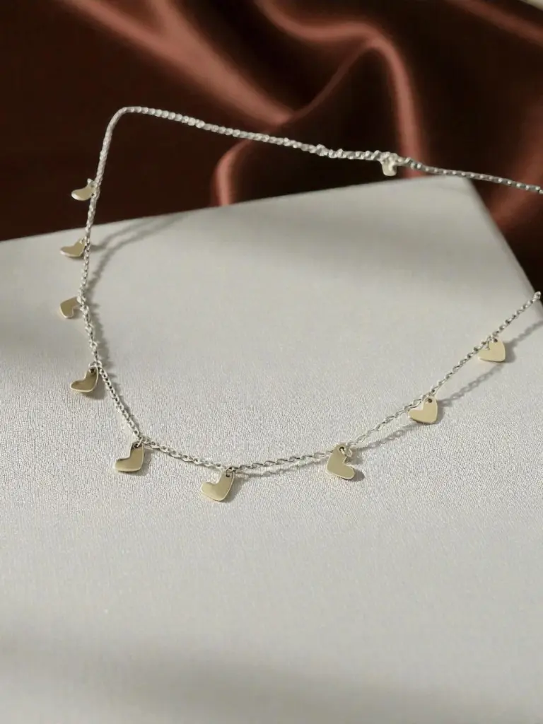 Silver heart Dokya Chain Woman.webp