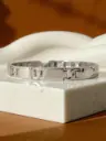 Silver Hollow Plain Bracelet for Men.webp