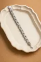 Solid Silver Men’s Bracelet in 925 Sterling Silver – Power Style