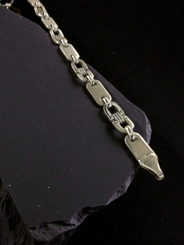 Silver Designer Bracelet for Men 2.webp