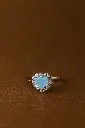 925 Silver blue heart stone ring.webp