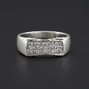 Modern Diamond Silver Rings for Men– Minimal Edge
