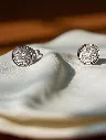 Elegant Silver Diamond Studs for woman – Everyday Luxury