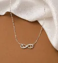 Silver Women's Infinity Chain.webp