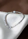 925 Silver Stylish Solitaire Bracelet for Woman