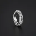 925 Silver Diamond Band Rings for Men & Woman – Timeless Elegance