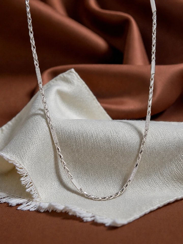 925 Silver Diamond Chain Men's | Luxury Choco Chain Design