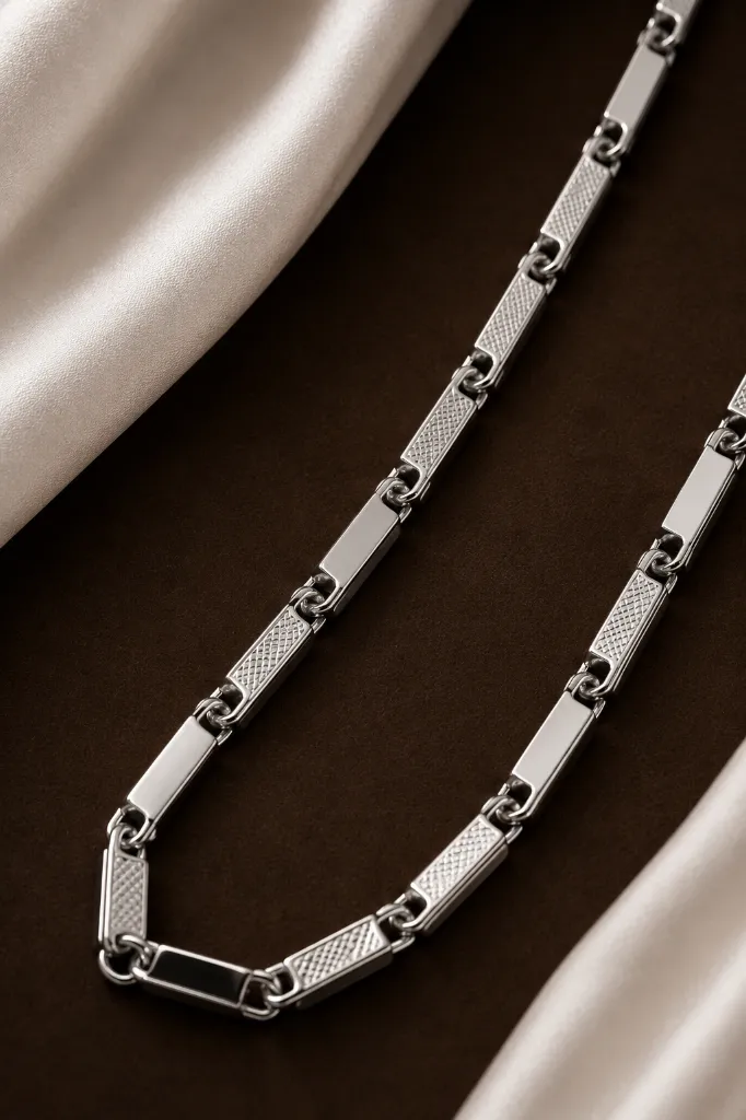 Silver Choco Chain for Men.webp
