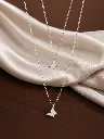Silver Double Layered Chain for Woman.webp