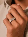 Silver Flat Designer Ring Men close shot.webp