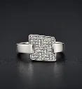 Silver designer rings for Men – Clean Matte Square Finish