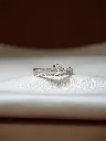 Luxury Silver Butterfly Ring for Woman – Timeless Floral Elegance