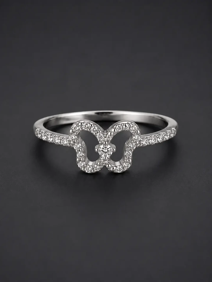 925 Silver Butterfly Ring for Woman – Minimal & Elegant