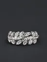 Sterling Silver Floral Ring for Woman – Timeless Botanical Elegance