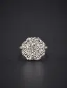 Sterling Silver Cocktail Ring – Floral Design for Stylish Woman