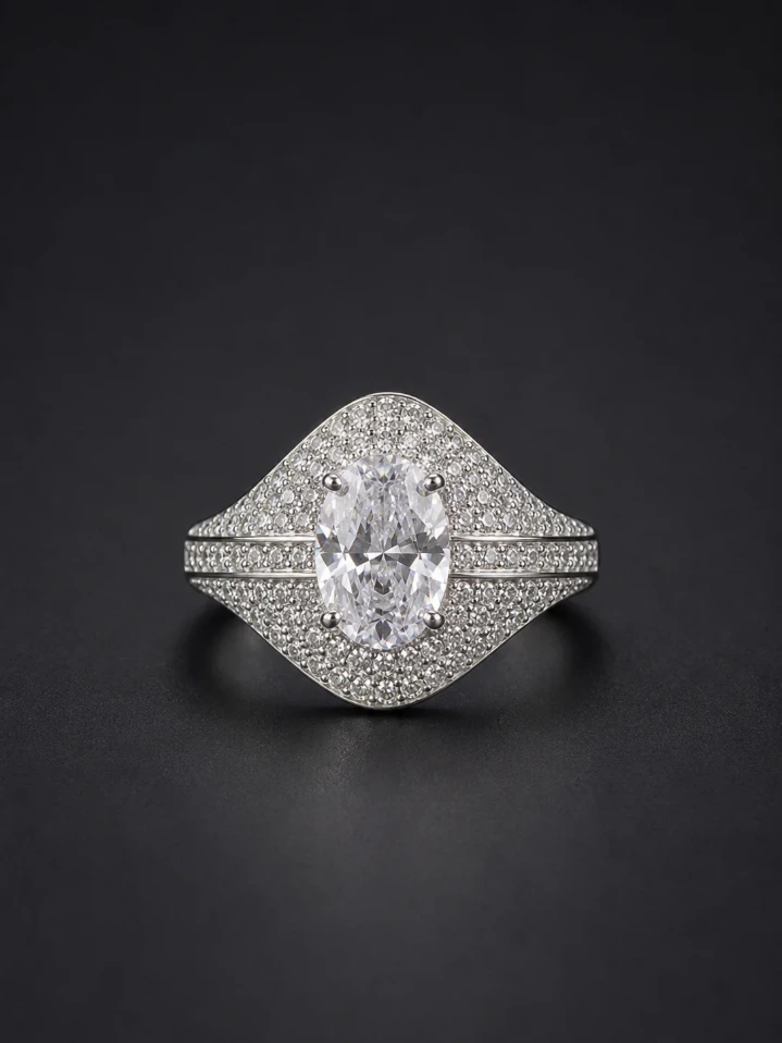 Large Silver Rings for Woman – Timeless Party Luxury