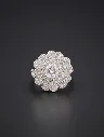 Sterling Silver Rose Ring – Elegant Floral Statement for Woman