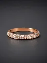 925 Sterling Silver Rose Gold Ring for Woman – Elegant Everyday Luxury