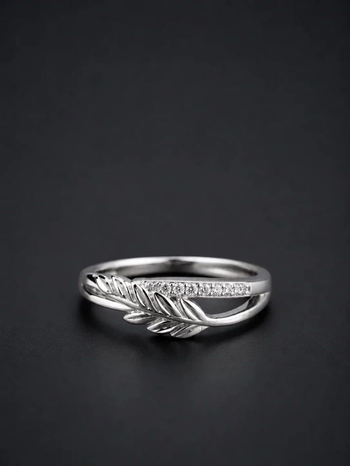 Premium 925 Silver Leaf Ring – Everyday Elegance	​