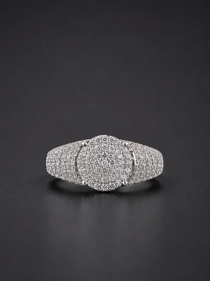 Elegant Silver Diamond Ring for Woman | 925 Sterling Silver