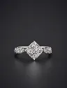 Minimal Silver Cluster Ring for Woman – Modern & Refined