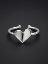 925 Silver Heart Ring – Dainty Woman Jewelry