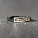 Geometric Magnetic Silicone Bracelet for Men
