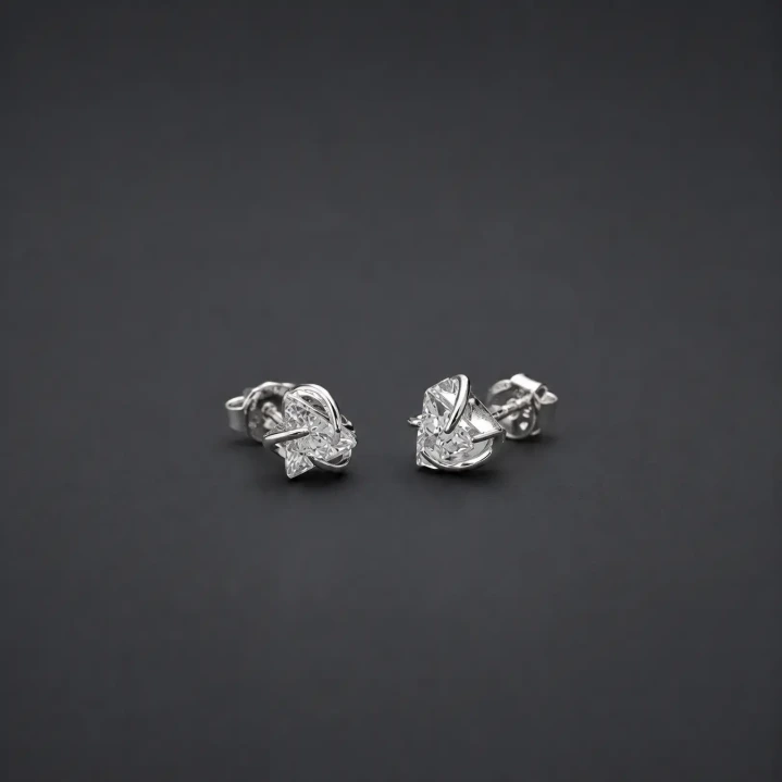 Triangle Stud Earrings for Women