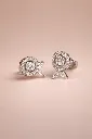 Silver Flower Stud Earrings for Woman – Timeless Everyday Style