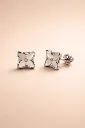 Silver Flower Stud Earrings – Everyday Grace