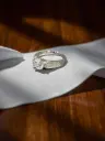 Classic Solitaire Silver Ring for Women