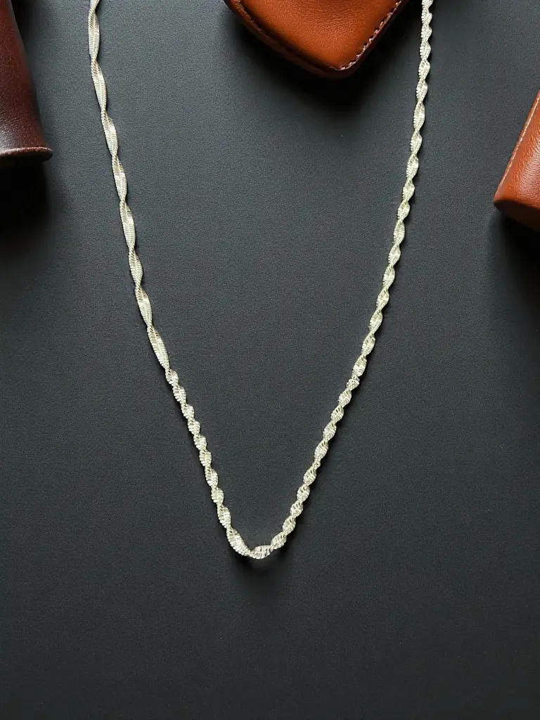 925 Elegant Twisted Chain for Men & Woman