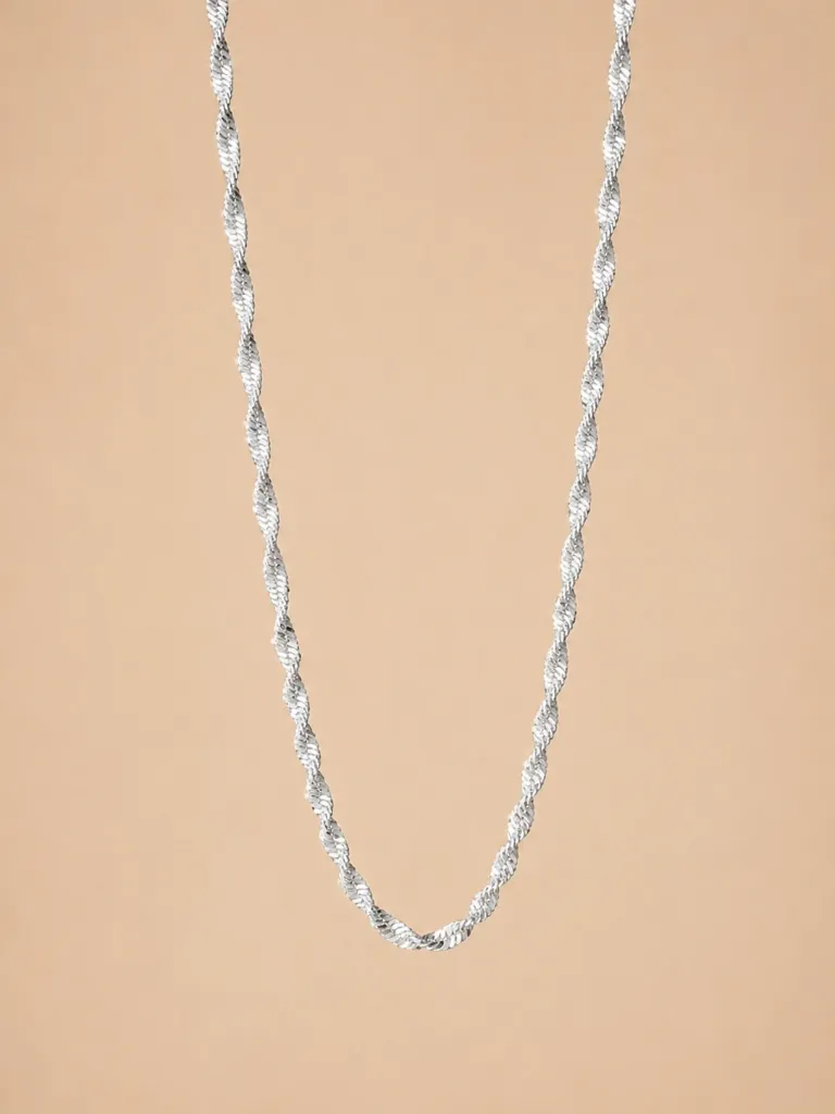 925 Elegant Twisted Chain for Men & Woman