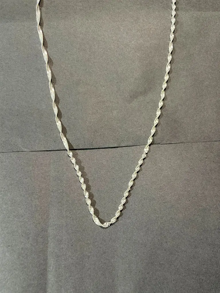 925 Elegant Twisted Chain for Men & Woman