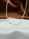 Men's Solid Link Chain in Sterling Silver