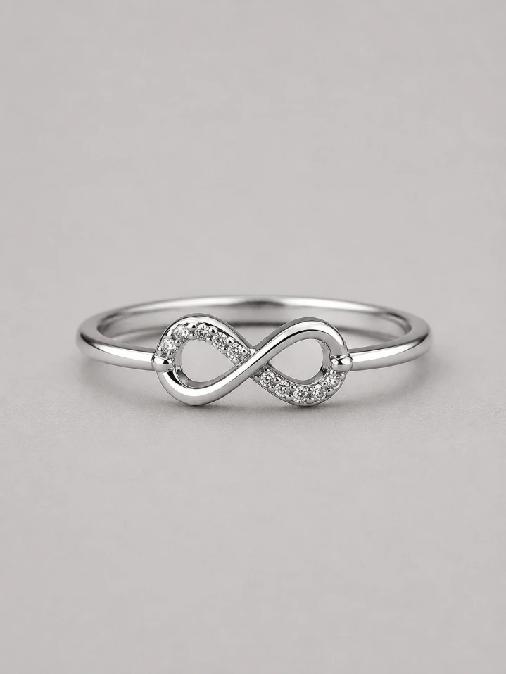 Featherlight Infinity 925 Ring for Woman (12 No.)