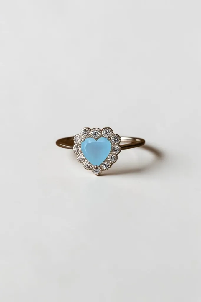 925 Silver Woman Glow Ring – Blue Shine Elegance