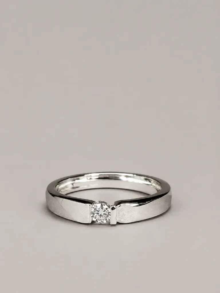 925 Silver Solitaire Ring – Elegant Everyday Wear